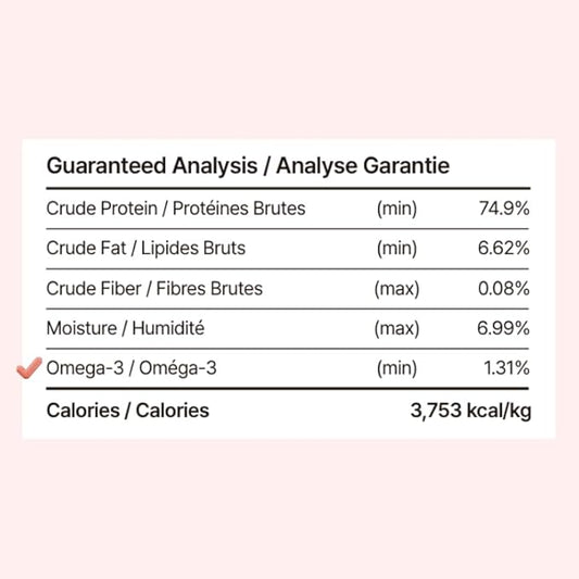 Puppyluv Freeze Dried Tuna Dog & Cat Treats - Wild Caught, Single Ingredient, Natural High Protein & Fish Oil, Grain Free, Gluten Free, 2.5oz