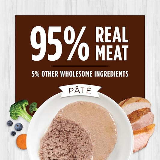 Instinct Original Pate Wet Cat Food, Grain Free Recipe - Variety Pack, 5.5 Ounce (Pack of 12)