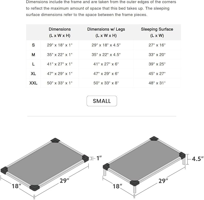 K9 Ballistics Chew Proof Armored Crate Bed 29 x 18 for Small Dogs - Virtually Indestructible Pad, Preassembled, Withstands Aggressive Chewers - Fits 30” Wire Crates, Obsidian Black