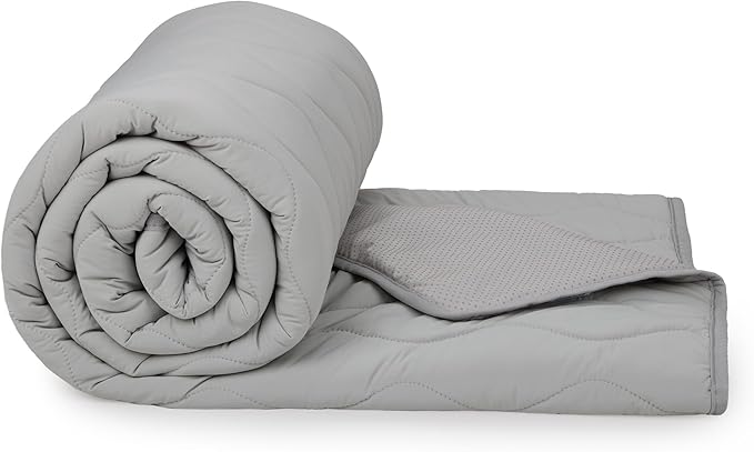 Cooling Blanket for Dogs - Q-MAX>0.4 Waterproof Pet Throw Blanket Bed Cover, Non-Slip Dog Blankets for Couch Protector, Washable Furniture Cover for Summer, Grey,40x60