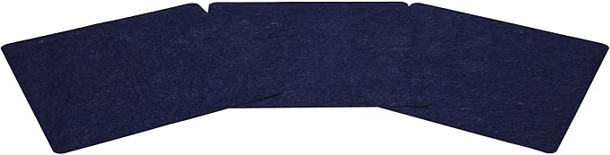G-Floor Drip & Dry 29" x 44" Absorbent Pet Kennel Mats 3-Pack (Blue Color) - Absorbent Layer with Waterproof Vinyl Backing for Inside or Underneath Dog Crates and Cages