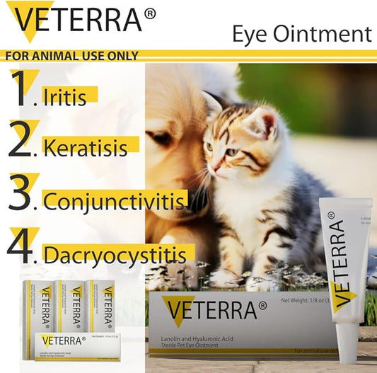 Eye Health Cream for Cats,Dogs and All Pets 1/8 oz /3.5gr