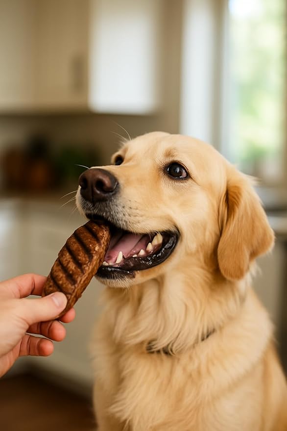 Top Chews Natural Dog Treats – Grillers Made with Real Steak – 32 Oz (907 g) – USA Beef #1 Ingredient, No Artificial Preservatives, No Corn, Wheat or Soy