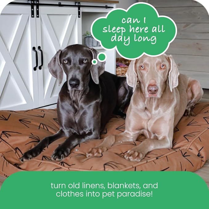 Molly Mutt Medium to Large Duvet Cover, Heat Waves, Brown with Black Accents, 27"x36"x5"