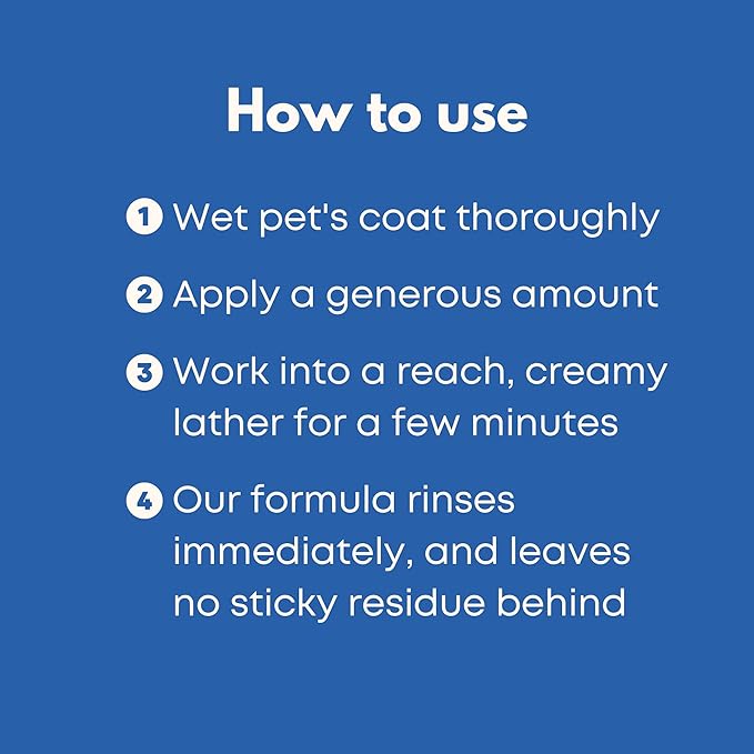 Dog and Cat Shampoo and Conditioner for Dogs and Cats - Best 5 in 1 Fresh Pet Wash - Natural Ingredients Perfect for Sensitive Skin - Cleans, Conditions, Detangles, and Moisturizes - 16OZ