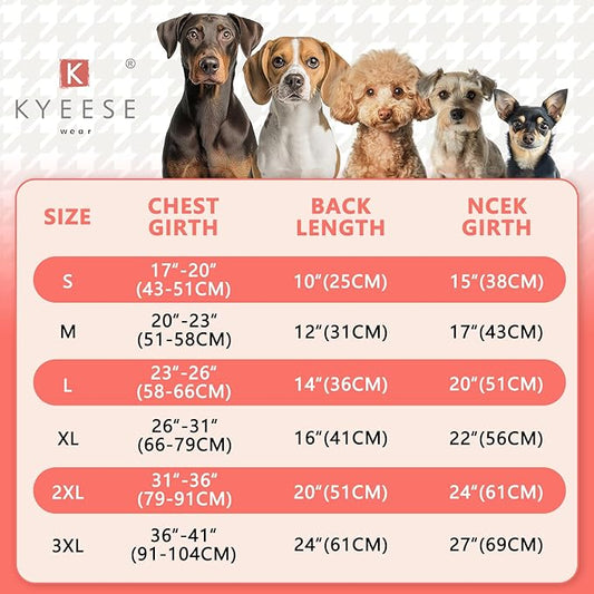KYEESE Waterproof Dog Coat, Windproof Warm Winter Jacket with Leash Hole, Reflective Cold Weather Dog Coats for Small Dogs, Outdoor Pet Coat Cozy Puppy Jacket Thick Fleece Lined, Gray, Small