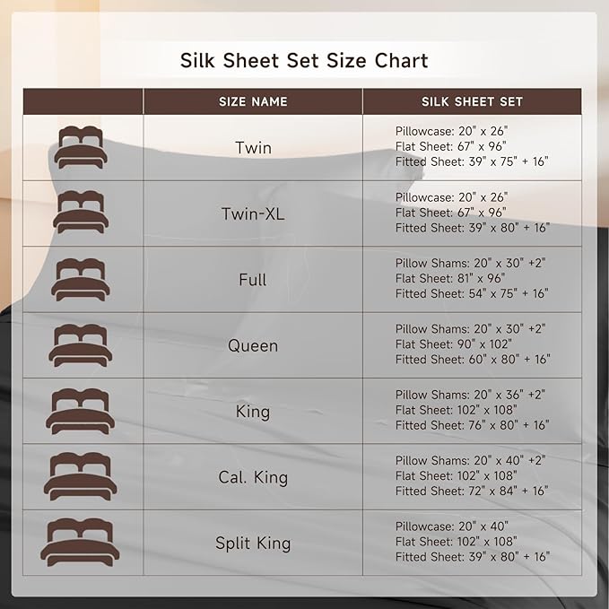 THXSILK Silk Sheet Set 4Pcs, 6A+ Top Grade 100% Natural Mulberry Silk Bed Sheets, Luxury Bedding Sets Ultra Soft Durable, 1 Fitted Sheet, 1 Flat Sheet and 2 Pillow Shams (Cal. King, Black)