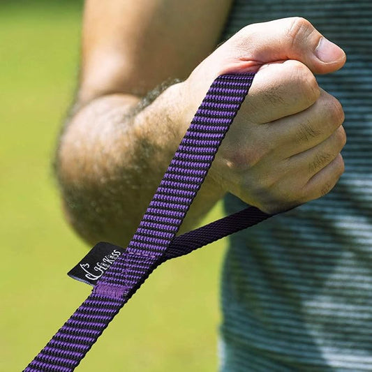 Hi Kiss Dog/Puppy Obedience Recall Training Agility Lead - 15ft 20ft 30ft 50ft 100ft Training Leash - Great for Training, Play, Camping, or Backyard(30ft,Black_Purple)