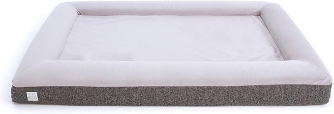 Luxury Essential Orthopedic Memory Foam Dog Bed with Waterproof Liner and Machine Washable Cover with YKK Zippers (X-Large 61" L x 44" W x 7" Th)