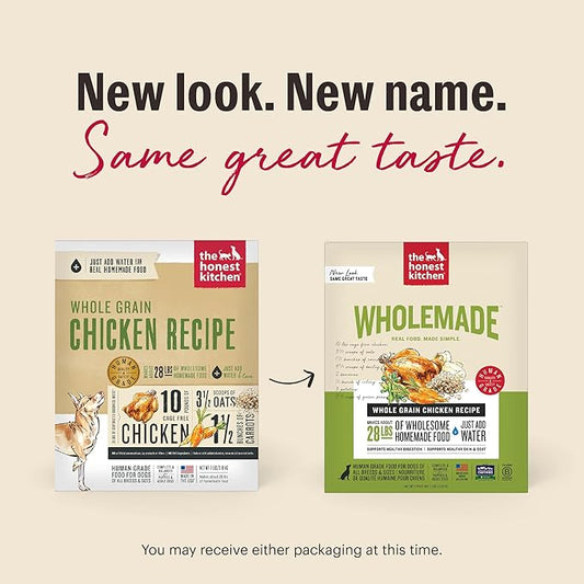 The Honest Kitchen Wholemade™ Dehydrated Whole Grain Chicken Dog Food, 7 lb Box