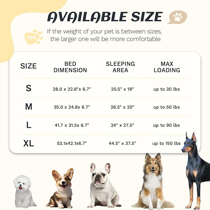 Extra Large Dog Bed Orthopedic with Bolster Sides Removable Egg-Crate Foam Waterproof Liner Pet Bed Sofa Couch with Removable Washable Cover Non-Slip Bottom, Dark Gray