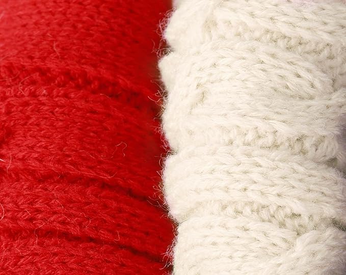 2 Pack Dog Sweaters for Small Dogs - Puppy Medium Warm Clothes in Winter, Turtleneck Pullover Design for Boy Girl Pet, Doggie, Cat, Kitten Chihuahua Bulldog Pug Beagles (S, Red, Beige)