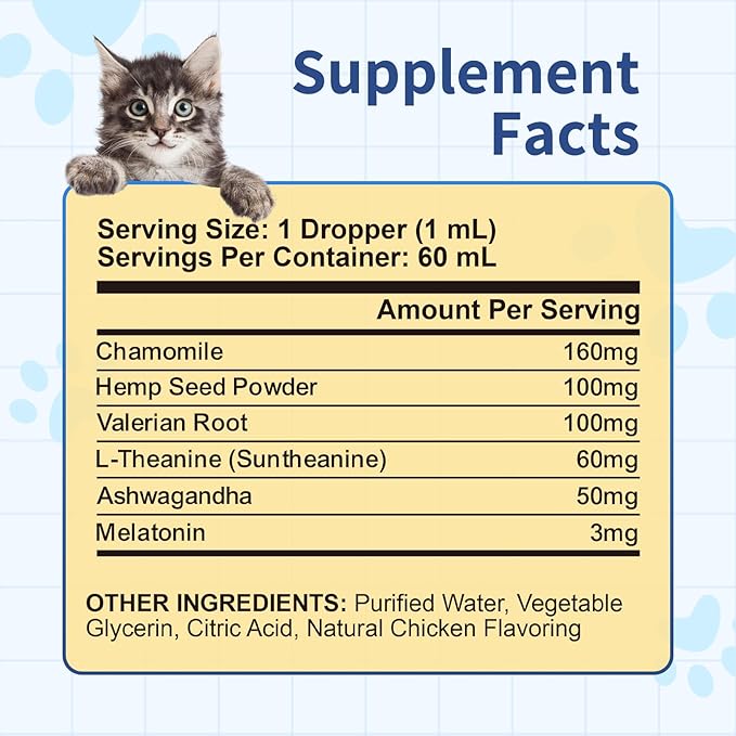 Calming Drops for Dogs & Cats