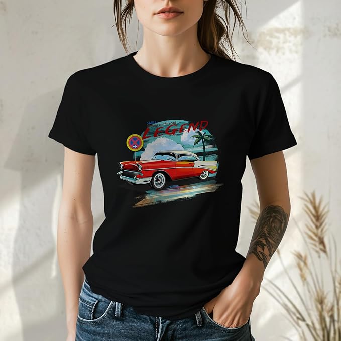 Womens Cotton Short Sleeve Graphic T-Shirts Round Neck Casual Tops for Trendy Fashion Graphic Print Tees
