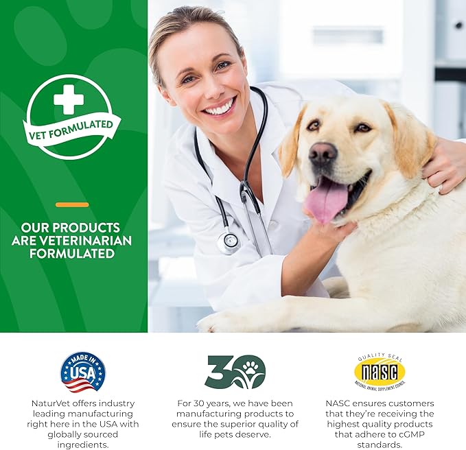 NaturVet Advanced Probiotics & Enzymes, PB6 Dog Soft Chews to Help Sensitive Stomachs and Digestive Issues, Hickory Smoked Bacon Flavored Pet Supplement for Dogs Over 6 Weeks, 240 Count Jar