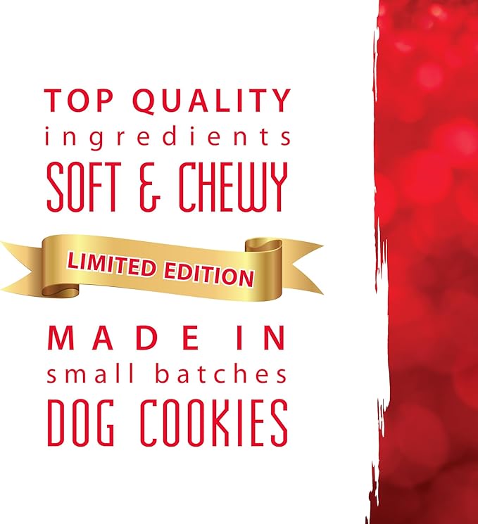 Caledon Farms Turkey with Cranberry Protein Cookies Dog Treat Biscuits, No Additives, Preservatives Free, 9.5 Ounces