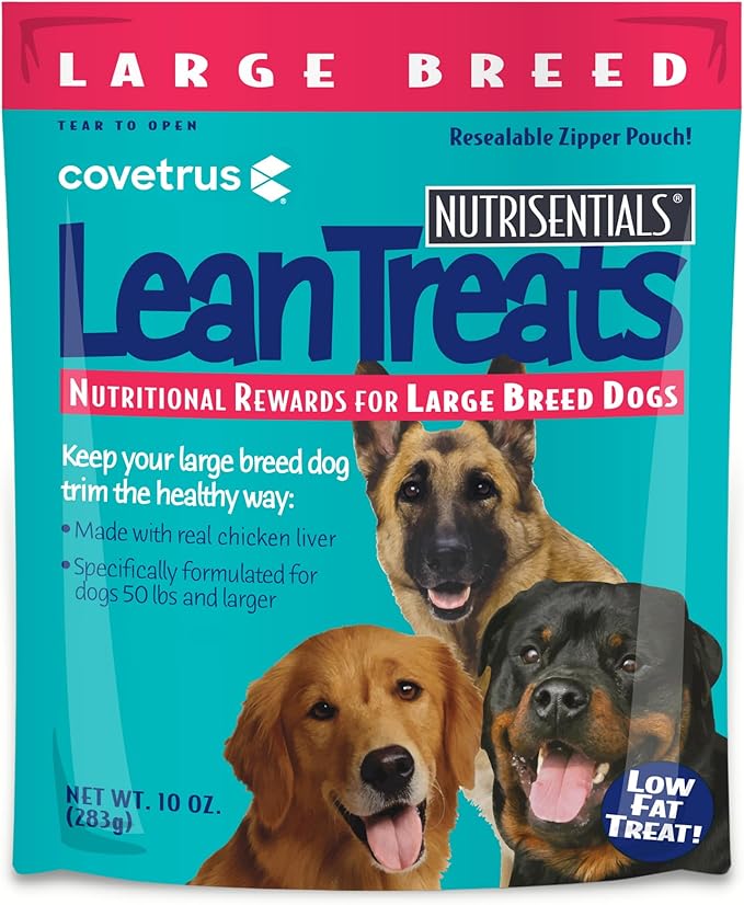 Covetrus Nutrisential Lean Treats for Large Dogs - Chicken Flavor - 10oz - 16 Pack
