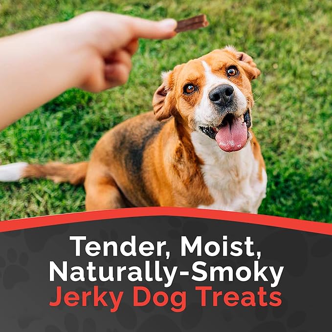 Miss Nelly's- All Natural Beef Jerky Dog Treats Made in USA Only-Original Smoke House Recipe-Minimally Processed Soft Sticks Dog Jerky Treats-32 oz. Bags