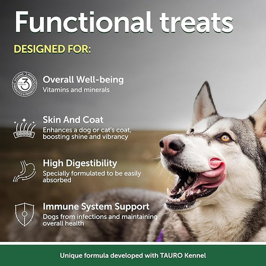 Nature's Protection Low Calorie Dog Treats for Training - Perfect for Small, Medium & Large Breed Dogs with Light Fur (Superior Care - White Fish & Rice, 5.29 oz)