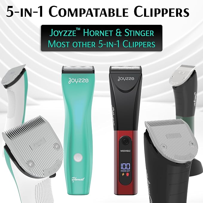 C-Series Clipper Blades for Hornet/Stinger Clippers - Professional Dog Grooming Blades for Tangle-Free,Ideal for Trimming - Compatible with C Series Clippers (5 in1 Standard)