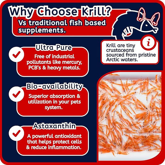 Itchy Pet Approved Krill Oil Bites - Up to 240 Day Supply - Hypoallergenic Skin & Coat Supplement - Shedding & Allergy Support for Dogs & Cats (2 Pack, Cheese)