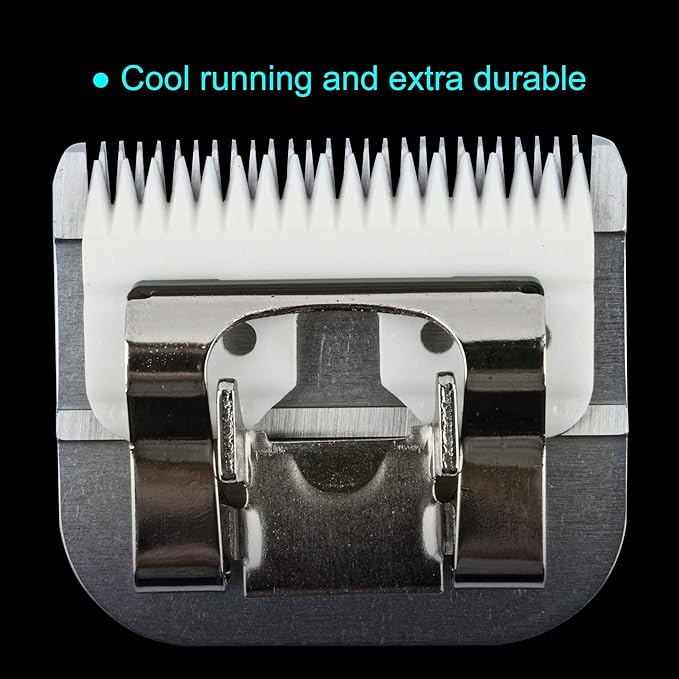 FURZONE Detachable Ceramic Blade - Size 40 Blade 1/100", Made of High-Tech Ceramic Materials, Compatible with Most Andis, Oster, Wahl A5 Clippers