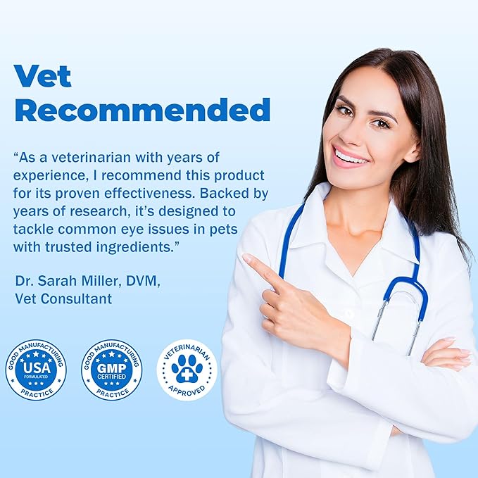 Pet Eye Care Cream for Cats, Dogs, Horses & Bird – Lubricates & Helps Clear Discharge – Triple Pack (3 × 3.5 g)