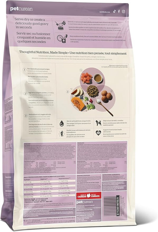Now Fresh Good Gravy, Bone Broth Coated Kibble, Dry Dog Food, Salmon Adult Recipe with Grains, All Breed Size, 22 lb Bag