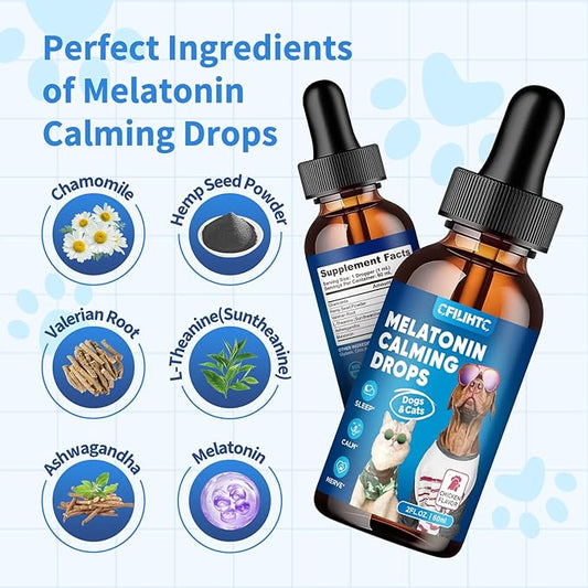 Calming Drops for Dogs & Cats