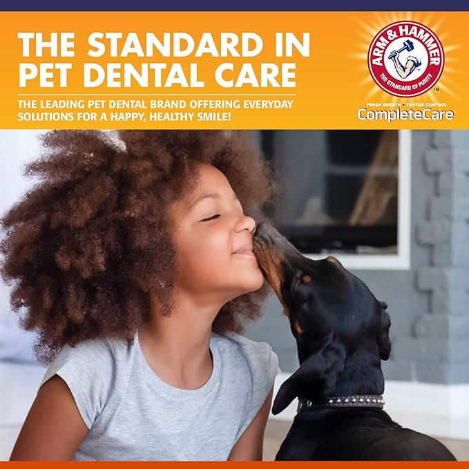 Arm & Hammer Complete Care Dental Water Additive for Dogs, Dog Breath Freshener, Dog Mouth Wash or Dental Rinse, Simply Add to Pet Drinking Water for Fresher Breath, 16 FL OZ