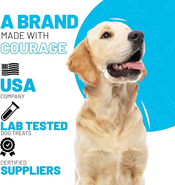 Sitka Farms Bully Dusted Cow Ears for Dogs 8 Count - Premium Rawhide Free Dog Chews - Beef Natural Dog Treats - Doggie Dental Care - Healthy Long Lasting Beef Ear