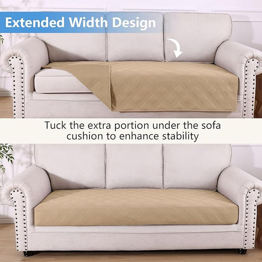 hyha Waterproof Dog Blanket, Reversible Pet Bed Blanket, Soft Sofa Couch Cover for Dogs Washable, Waterproof Pet Couch Covers for Sofa Puppy Cats Furniture Protector(40"x70", Camel/Camel)