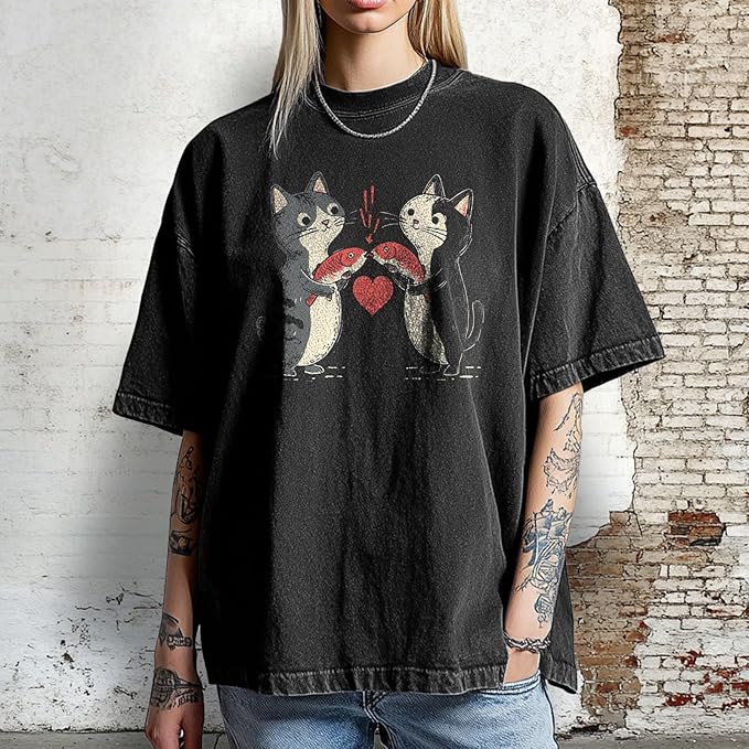 Womens Shirt Summer Graphic T-Shirt Plus Size Casual Loose Cotton Tops Girls Easter Shirt Short Sleeve Tees