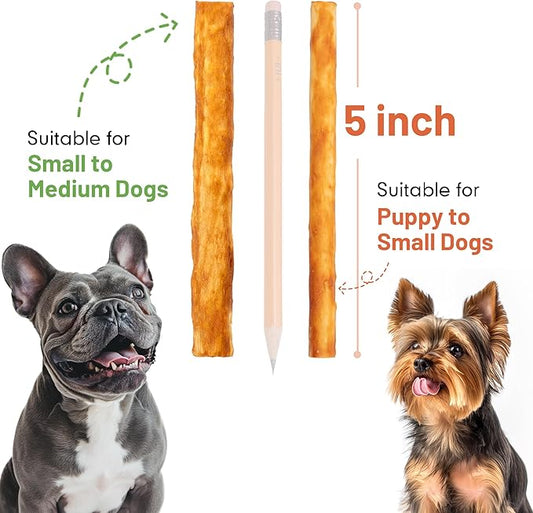 MON2SUN Chicken Collagen Sticks for Dogs, 5 Inch Teeth Cleaning Collagen Chews for Medium Dogs (Chicken Flavored), Healthy Snacks, 21.16oz (30 Count-Pack of 1)