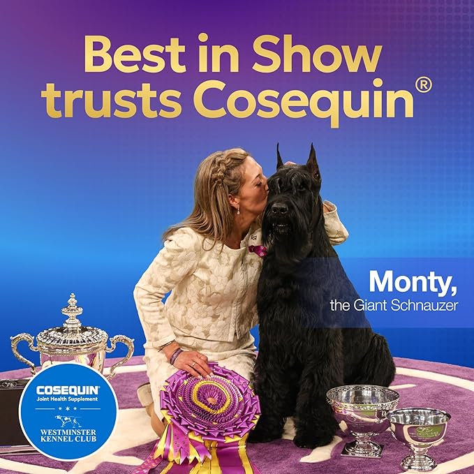 Nutramax Cosequin for Dogs Joint Health Supplement, Contains Glucosamine for Dogs, Plus Chondroitin, Supports Healthy Joints, Chewable Tablets, 132 Count