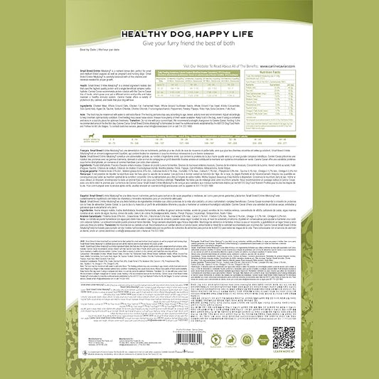 Canine Caviar - Small Breed: Chicken & Whole Ground Oats, Alkaline Dry Dog Food, Limited Ingredients, Gluten-Free, Based on Science & Research, Veterinary Alternative Diet (4.4 Pound Bag)