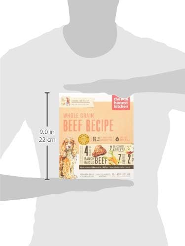 The Honest Kitchen Wholemade™ Dehydrated Whole Grain Beef & Oat Dog Food, 4 lb Box