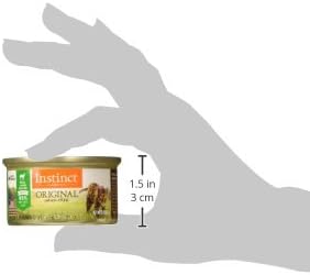 Instinct Original Pate Wet Cat Food, Grain Free Recipe - Real Lamb, 3 Ounce (Pack of 24)