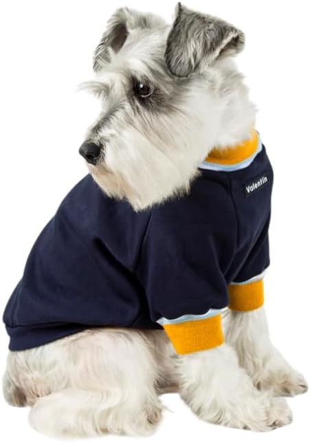 PoroApparel Dog Hoodie -100% Cotton Dog Sweatshirt – Soft, Breathable Pullover for Small to Large Dogs – Cream, Blue- Cozy Pet Apparel for Fall & Winter (Blue, X-Small)