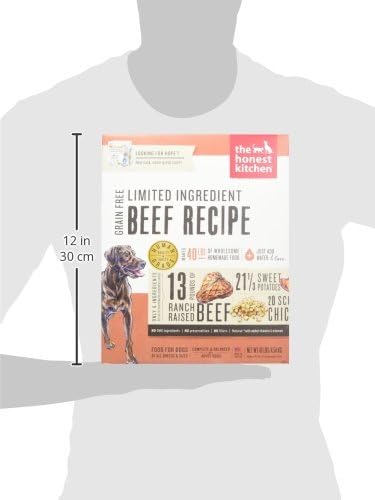 The Honest Kitchen Wholemade™ Limited Ingredient Beef Dehydrated Dog Food, 10 lb Box