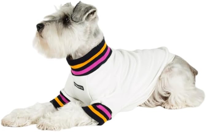 PoroApparel Dog Hoodie -100% Cotton Dog Sweatshirt – Soft, Breathable Pullover for Small to Large Dogs – Cream, Blue- Cozy Pet Apparel for Fall & Winter (Cream, Medium)