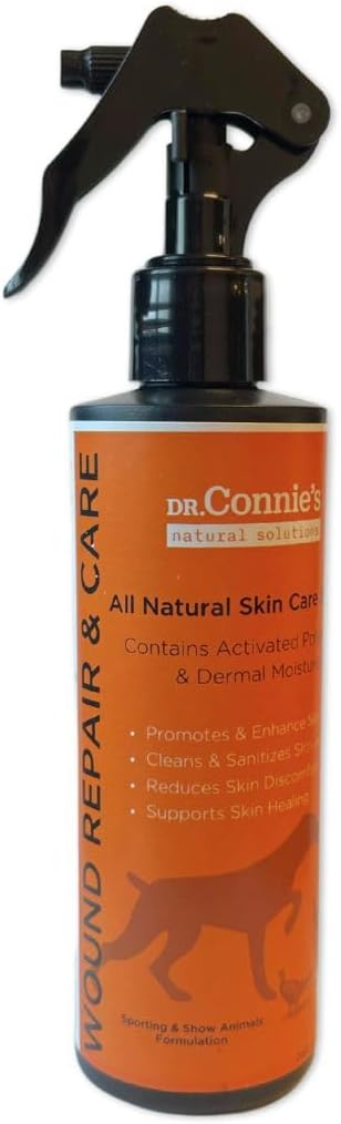 Healthy Ponds Dr. Connie's Natural Solutions Wound Repair & Care for Sporting Dogs | Veterinarian Formulated Skin Care Solution | Promotes & Enhances Skin Healing