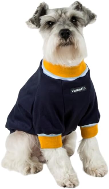 PoroApparel Dog Hoodie -100% Cotton Dog Sweatshirt – Soft, Breathable Pullover for Small to Large Dogs – Cream, Blue- Cozy Pet Apparel for Fall & Winter (Blue, X-Large)