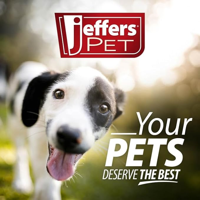 Jeffers Pet Sensitive Skin Shampoo for Dogs & Cats, Unscented Hypoallergenic Pet Wash, Gentle Grooming Shampoo for Puppies & Kittens, No Dyes or Fragrance, Made in USA, Soft Coat Care - 17 oz