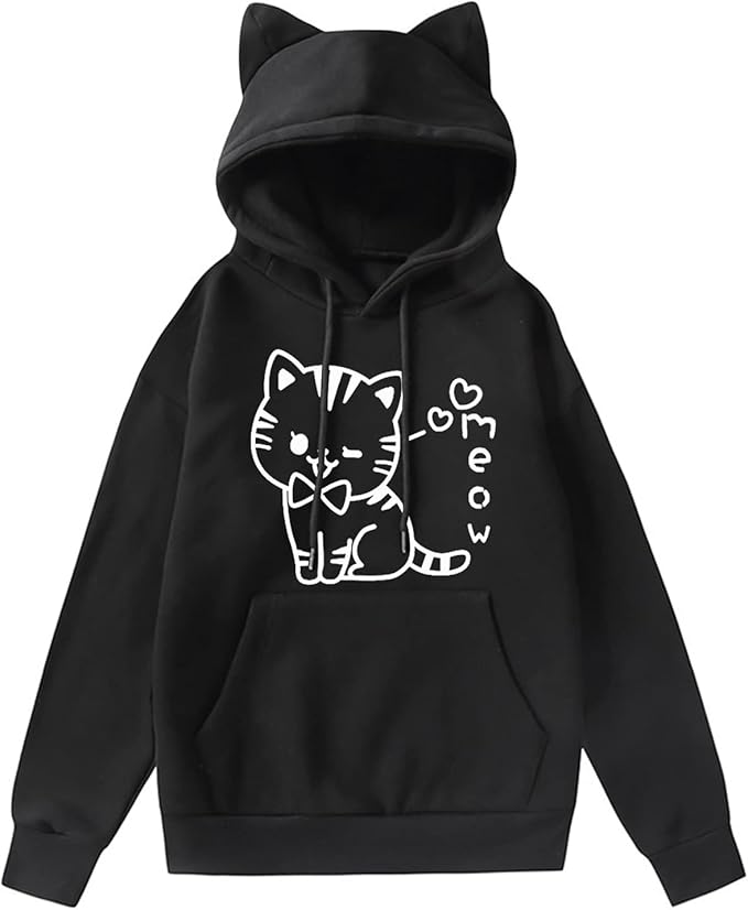 Cat Hoodies for Women Teen Girls