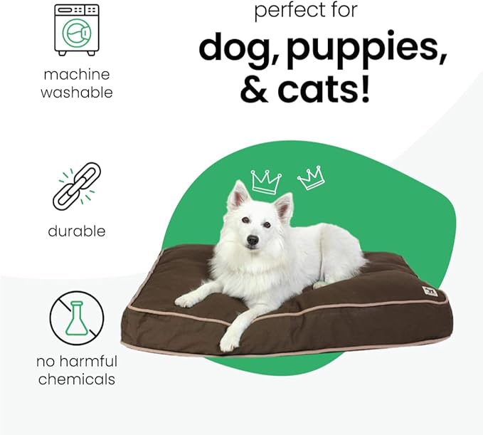 Molly Mutt Huge Dog Bed Cover -Landslide Print - Measures 36”X45”X5’-100% Cotton - Durable - Breathable - Sustainable - Machine Washable Dog Bed Cover