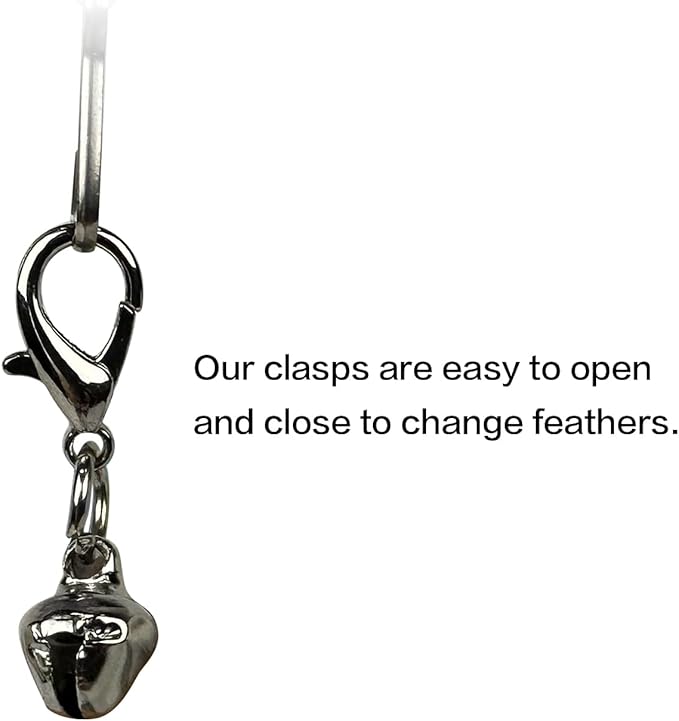 TTcat Feathe Cat Toy Attachments,3 Pcs Mini Insects Refills, Cat Toys Replacement Feathers for Cat Wand.