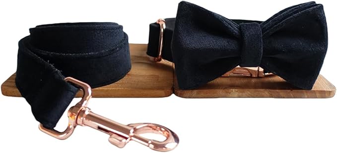 Custom Engraved Dog Collar with Name and Phone Number, Personalized for Small, Medium, and Large Dogs (Velvet)