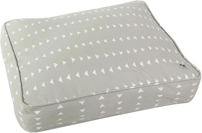 Molly Mutt Dog Crate Pad Cover, 100% Cotton Canvas Cover for Dog or Puppy Crate Bed, Durable, Washable, and Free of Harmful Chemicals, Pre-Shrunk, 54"x37"x2.5", Be Still