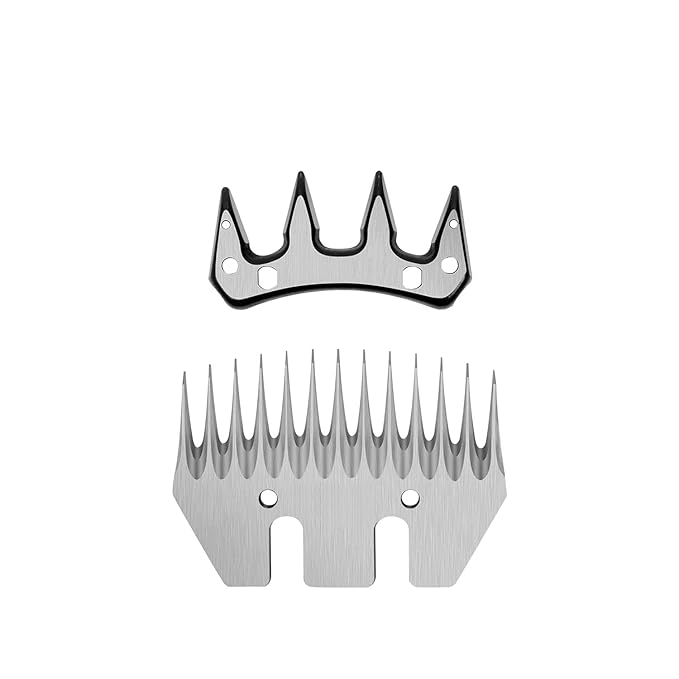 Combs Shear Blades Replacement Goat Clipper Blades for Sheep Shears Electric Clipper 13-Tooth Straight